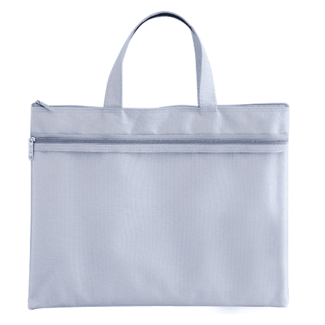 FloreceBien Bolsa con Cremallera Pendancy, Bolsa Impermeable para Herramientas, Carpetas de Archivos Livianas, Organizador de Documentos,Gris