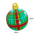 thumbnail image 4 of Globos decorativos navideños para iluminar tu hogar, colores vibrantes, forma esférica, inflables, material PVC, variedad de 5 diseños., 4 of 6