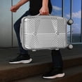 thumbnail image 3 of 20-Inch Hardside Carry-On Expandable Luggage with Spinner Wheels with TSA Lock (Silver), 3 of 8