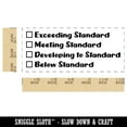 thumbnail image 2 of Assessment Standard Checklist Teacher Student School Self-Inking Rubber Stamp Ink Stamper - Black Ink - Small 1-1/2 Inch, 2 of 7