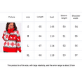 thumbnail image 6 of Liacowi Women Juniors Christmas Knitted Sweater Long Sleeve Jacquard Reindeer Tree Snowflake Turtleneck Pullover Retro Jumpers Tops Fall Loose Knitwear for Teen, 6 of 9