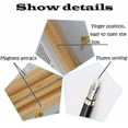 thumbnail image 2 of Vintage Fountain Pen Bamboo Fountain Pen 14 Cm/5.5 Inch, Executive Fountain Pen Set, 2 of 5