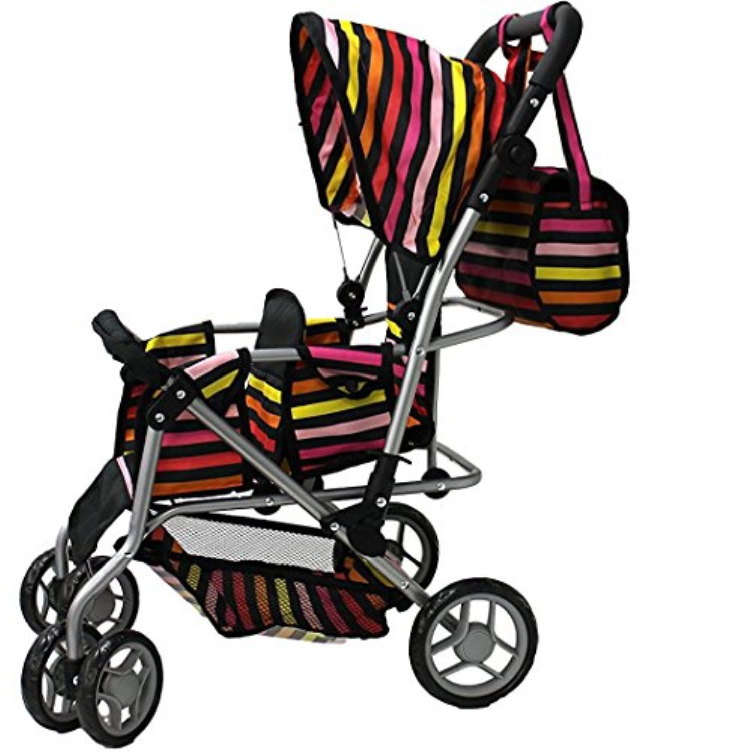 mommy and me double doll stroller