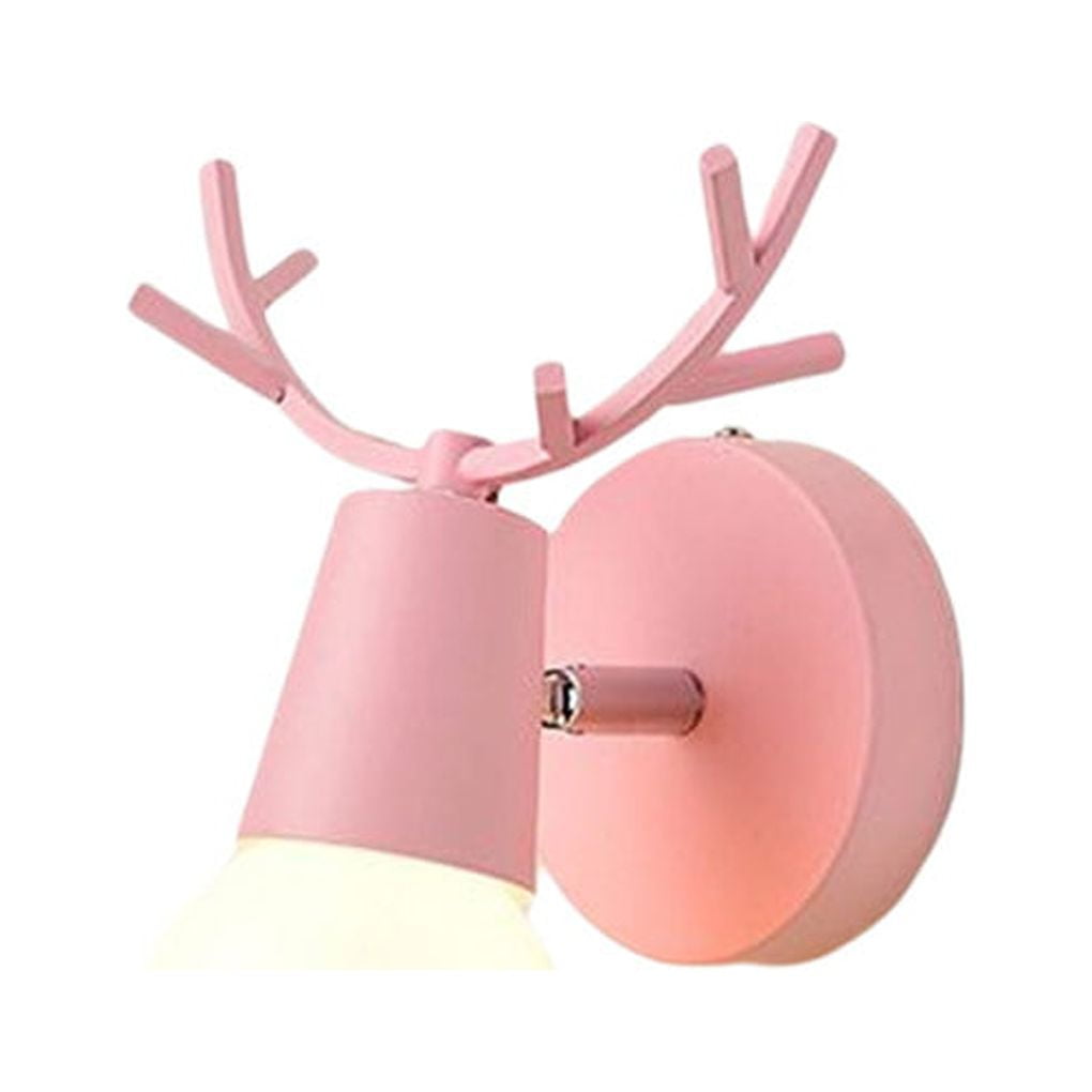 TureClos LED Lamp with Holder Wood Vintage Modern Bedside Wall Lights