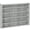 Gray 587, variant on Lockable Wall Medicine Cabinet with 3 Shelves, 16x21 White Steel Cabinet for Bathroom Kitchen, Secure Storage for Medications