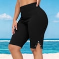 thumbnail image 2 of Ihhxva Women's Plus Size High Waisted Yoga Shorts with Pockets Tummy Control Moisture-Wicking Gym Athletic XL-5XL, 2 of 8