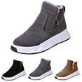 thumbnail image 4 of NOKIO Men'S Plush-Lined Cold Weather Boots Men's Winter Warm Plus Velvet Thick Snow Boots High Top Men's Boots Zipper Cotton Boots Cotton Shoes Men'S Anti-Cold Snow Boots, 4 of 5
