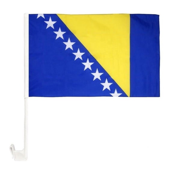 12x18 Wholesale Lot 12 Bosnia Herzegovina Country Car Vehicle 12"x18" Flag