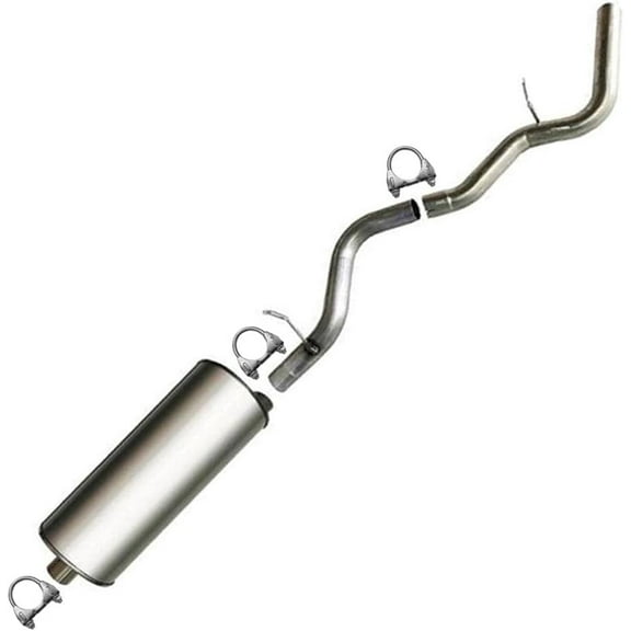 Stainless Steel Exhaust Muffler & Tail Pipe for 2000–2006 Chevy Tahoe/Yukon 4.8L 5.3L, Yukon XL 1500 5.3L