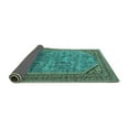 thumbnail image 2 of Ahgly Company Indoor Rectangle Oriental Turquoise Blue Industrial Area Rugs, 5' x 8', 2 of 4