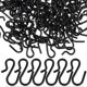 thumbnail image 4 of 50Pcs Heavy Duty Hooks For Hanging Kitchen Bathroom Wardrobe Black Iron Organizing Space Saving, 4 of 5