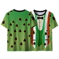 thumbnail image 5 of St Patrick's Day Shirt Men O Neck Printed Short Sleeve T-Shirt Novelty 3D Graphic T Shirts Irish Green Blouse Casual Summer Tops, 5 of 8