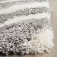 thumbnail image 2 of Safavieh Portofino Shag 4' X 6' Power Loomed Rug in Ivory and Gray, 2 of 3