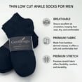 thumbnail image 5 of GENTLEAGU Men's Bamboo No-Show Socks – Soft, Breathable, Anti-Odor – 48 Pairs, Size 6-12, 5 of 6