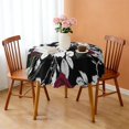 thumbnail image 3 of Round Tablecloth flower Spring Summer 60 x 60 Inch Round Table Cover for Party Picnic Dinner, 3 of 5