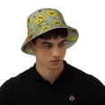 thumbnail image 4 of Balery Sage Green With Sunflowers Sombreros para el sol para hombre y mujer, sombrero de pescador con UPF 50+, 4 of 6