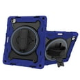 thumbnail image 1 of XYX 3in1 Rotating Stand Case for iPad Pro 13 inch M4 2024 with Hand/Shoulder Strap, Shockproof Rugged, Navy Blue, 1 of 7