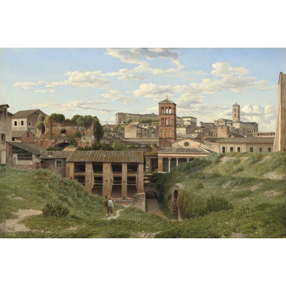 View Of The Cloaca Maxima Canvas Art - (36 x 24)