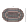 thumbnail image 6 of VHC Brands Multi Jute Rug Oval w/Pad 60x96, 6 of 7