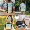 thumbnail image 3 of Yuyamidu Adorable Capyabara Girls Backpack and Lunch Bag Set Book Bag for Kids Lunch Handbag High School Bags for Boys Bookbag with Lunch Box Pencil Case Water Bottle Bag, 4 in 1, 3 of 8