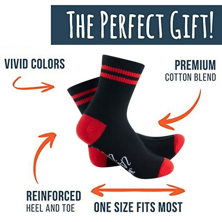 

Sunisery Christmas Mid-tube Socks Letter Print Casual Athletic Sports Crew Socks for Men Women Winter Warm Fluffy Cozy Crew Socks