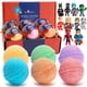 thumbnail image 1 of Bombas de baño de superhéroe para niños con juguete sorpresa en el interior Paquete de 6 bombas de burbujas Fizzies Aromas frutales Aromas relajantes Hecho en EE. UU. Regalo de cumpleaños ideal para n, 1 of 5