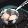 thumbnail image 4 of Stainless Steel Boiler Pot Butter Melting Bowl Kitchen Oil Heating Bowl, 4 of 8