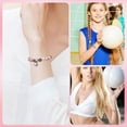 thumbnail image 3 of Pulsera Fervia de Vóleibol con Corazón e Inicial - Regalo de Joyería, 3 of 5