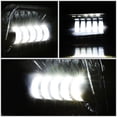 thumbnail image 3 of DNA Motoring FL-ZTL-339-CH For 2003-2007 Chevy Silverado Avalanche Pair of LED Projector Fog Lights Clear Lens, 3 of 7