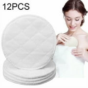 Beinou 12pcs Organic Washable Breast Pads Cotton Reusable Nursing Mother Breastfeeding