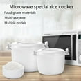 thumbnail image 2 of PENGXIANG Microwave Oven Rice Cooker Food Steamer Pot Cooking Utensil Insulation Lunch Box, 2 of 6