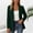Army Green women's blazer a1, variant on Women's Collared Long Sleeve Button Down Blazer Fall Winter Spring Casual Open Front Blazers Loose Business Work Tops Basic Outfits, Blue XL