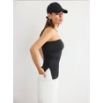 thumbnail image 3 of Strapless Solid Top with Side-Slits, 3 of 6