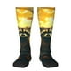 thumbnail image 1 of Fotbe Tree Meditating Raccoon Calcetas Divertidas Estampadas para Hombre y Mujer, Calcetas de Algodón hasta la Rodilla para Caminar, Correr, Enfermería y Embarazo, 1 of 6