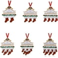 thumbnail image 4 of Christmas Tree Hanging Pendant Ornament, Family Groups DIY Name Blessing Hanging Pendant Decoration Socks, Resin Christmas Tree Hanging Ornament, Party Christmas Pendant Creative Xmas Gift, 4 of 9