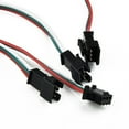 thumbnail image 3 of 5 Pairs Jstsm 3 Pin Plug Male To Female Wire Connector Led Light With Cable, 3 of 8