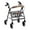 Floral, variant on HELLHERO Starry Forest Backrest Covers and Walker Seat Cover for Unisex Machine Washable for Elderly
