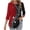 Red, variant on 3/4 Length Sleeve Womens Tops Round Neck Casual Boho Floral Printed Summer Tunic Tops Basic Tees Blouses Dressy T-Shirts Pleated Shirts Light Blue XXL