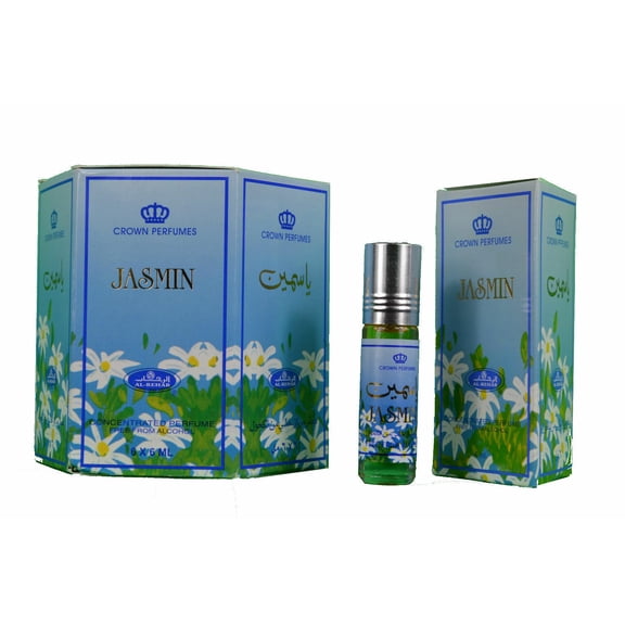 Al-Rehab Jasmin Roll-on Perfume Oil - 6ml (.2oz) (Box of 6)