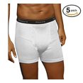 thumbnail image 3 of byHanes Hanes Men's Classics 5 Pack Boxer Brief (White, Large), 3 of 3