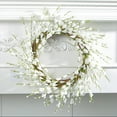 thumbnail image 6 of Front Door Wreath Farmhouse Grapevine Wreath Artificial Forsythia Flower Wreath Spring Wreaths, 6 of 6