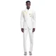 thumbnail image 3 of Nuevos trajes amarillos para hombre, último diseño, solapa, un botón, informal, ajustado, traje para hombre, negocios, boda, novio, elegante, 2 piezas, chaqueta, pantalones, 3 of 5