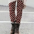 thumbnail image 2 of AOOCHASLIY Christmas Leggings for Women - Comfy Festive Holiday Themed High and Mid Waisted Fall Winter Leggings, 2 of 5