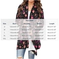 thumbnail image 5 of Womens Halloween Cardigan Casual Lightweight Long Sleeve Open Front Cardigans with Funny Print Fall Winter Holiday Party Outerwear, 5 of 7