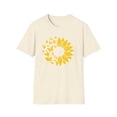 thumbnail image 2 of Butterflies Sunflowers, Gildan Unisex Softstyle T-Shirt, Graphic Tee, S-3XL, 2 of 5
