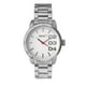 thumbnail image 1 of Reloj De Caballero Extensible de Acero Inoxidable Steiner 44 mm Bisel Plateado Fondo Blanco, 1 of 3
