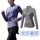 thumbnail image 3 of Jumpingount Ropa interior térmica para mujer, ropa interior cálida para mantener el calor, invierno, otoño, manga larga, Color sólido, secado rápido, Prendas para la parte del cuerpo Gris L Jumpingount AP013404-08, 3 of 6