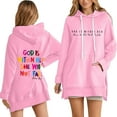 thumbnail image 1 of WILLBEST Vestidos Casuales Para Mujer 1 Sudadera Con Capucha Y Letras Estampadas Informales Para Mujer, 1 of 3