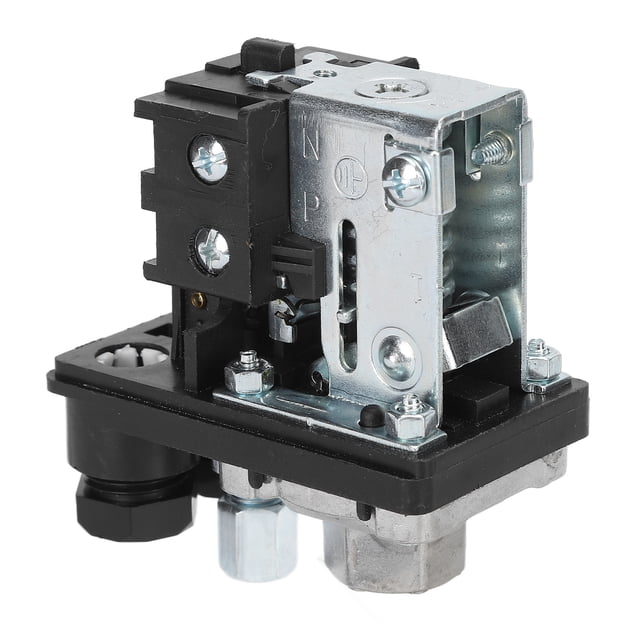 Interruptor De Presión Del Compresor De Aire, Interruptores De Control De Bomba De Gas Durable G1/4 Pulgadas Rosca Hembra Orificio único 0.5-0.8MP Para Equipos