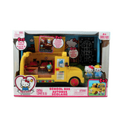 Hello Kitty School Bus Over 15 Pieces Transforms Into Classroom Fun Game, Ages 4+